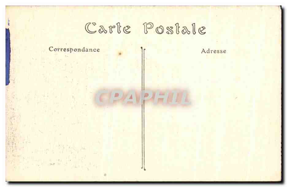 CPA Granville La Plage vue prise de la Falaise — Rückseite