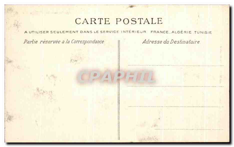 Granville — Haute Ville - Basse Ville — G.F. — Verso