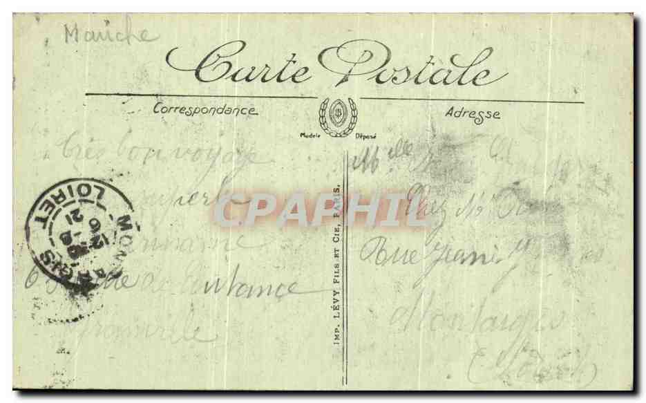 Granville — Le Plat Gousset vu du Moulin-à-Vent — Édition Lecouteley, Tabacs — Rückseite