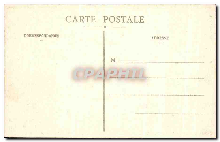 CPA Mont Louis Chateau de la Bourdaisiere on naquit la belle gabrielle d'Estrees en 1535 — Rückseite