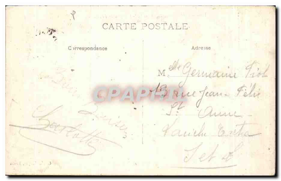 CPA Environs de Monnaie Chateau de l'Orfraisiere Cote Ouest — Rückseite