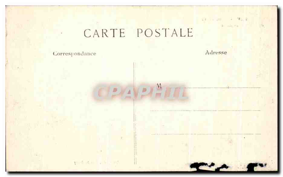 CPA Dijon Place Darcy et Rude Train — Rückseite