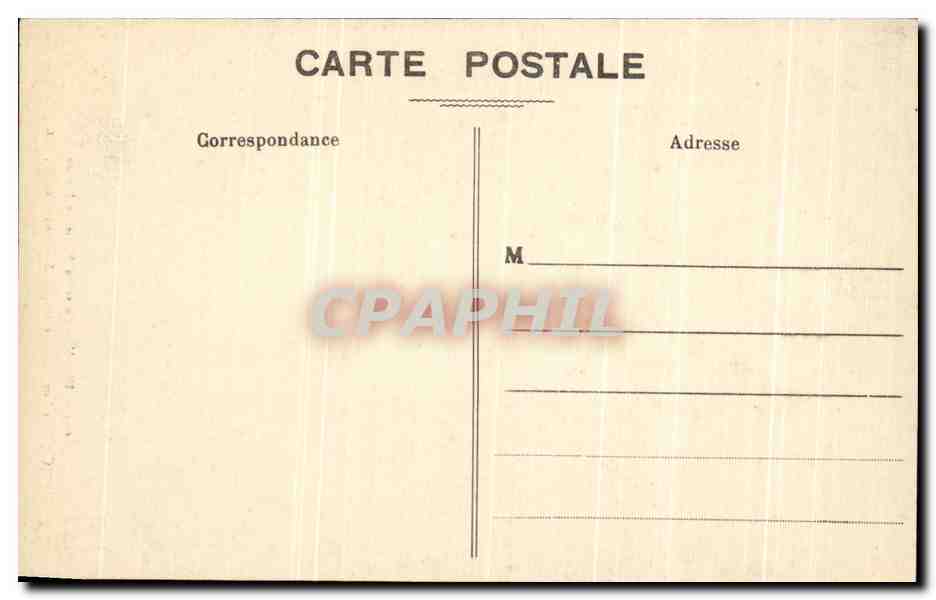 CPA Dijon Porte du Palais de Justice  — Verso