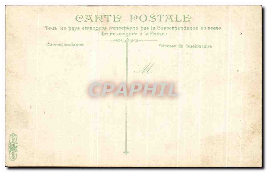 CPA Dijon Hotel de Ville La Tour — Verso