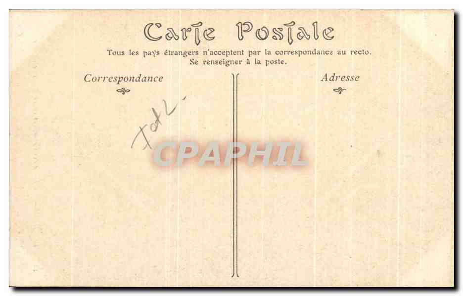 CPA Loches La Porte des Cordeliers et les Bords de L'Indre — Rückseite