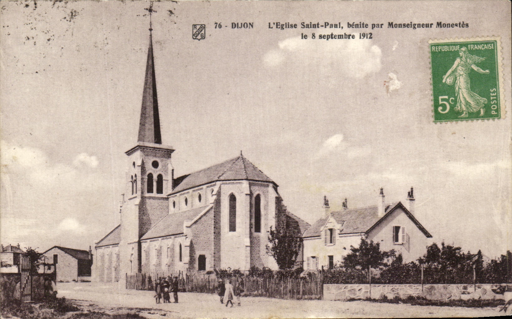 CPA Dijon L'Eglise Saint Paul 