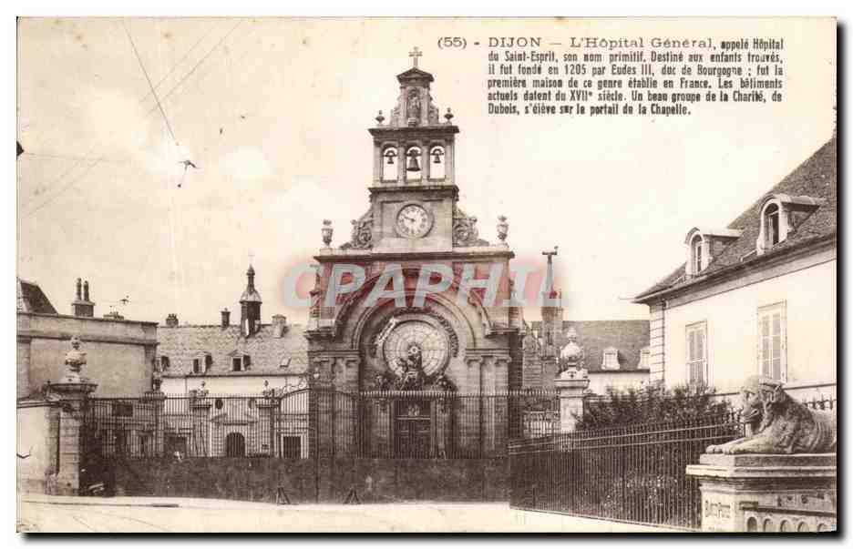 CPA Dijon L'Hopital General Lion
