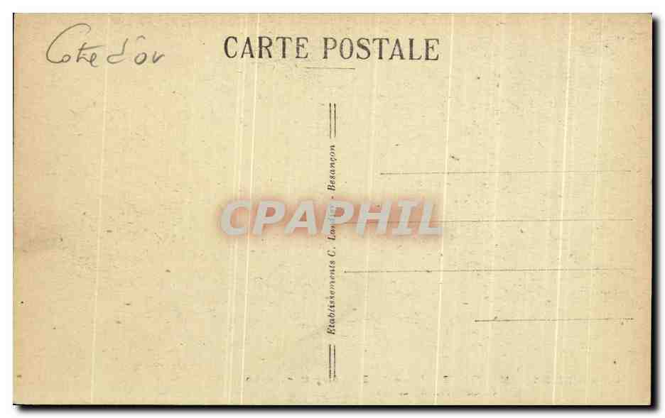 CPA Dijon Musee Tombeau de Godefroy Cavaignac et oeuvres de Rude — Rückseite