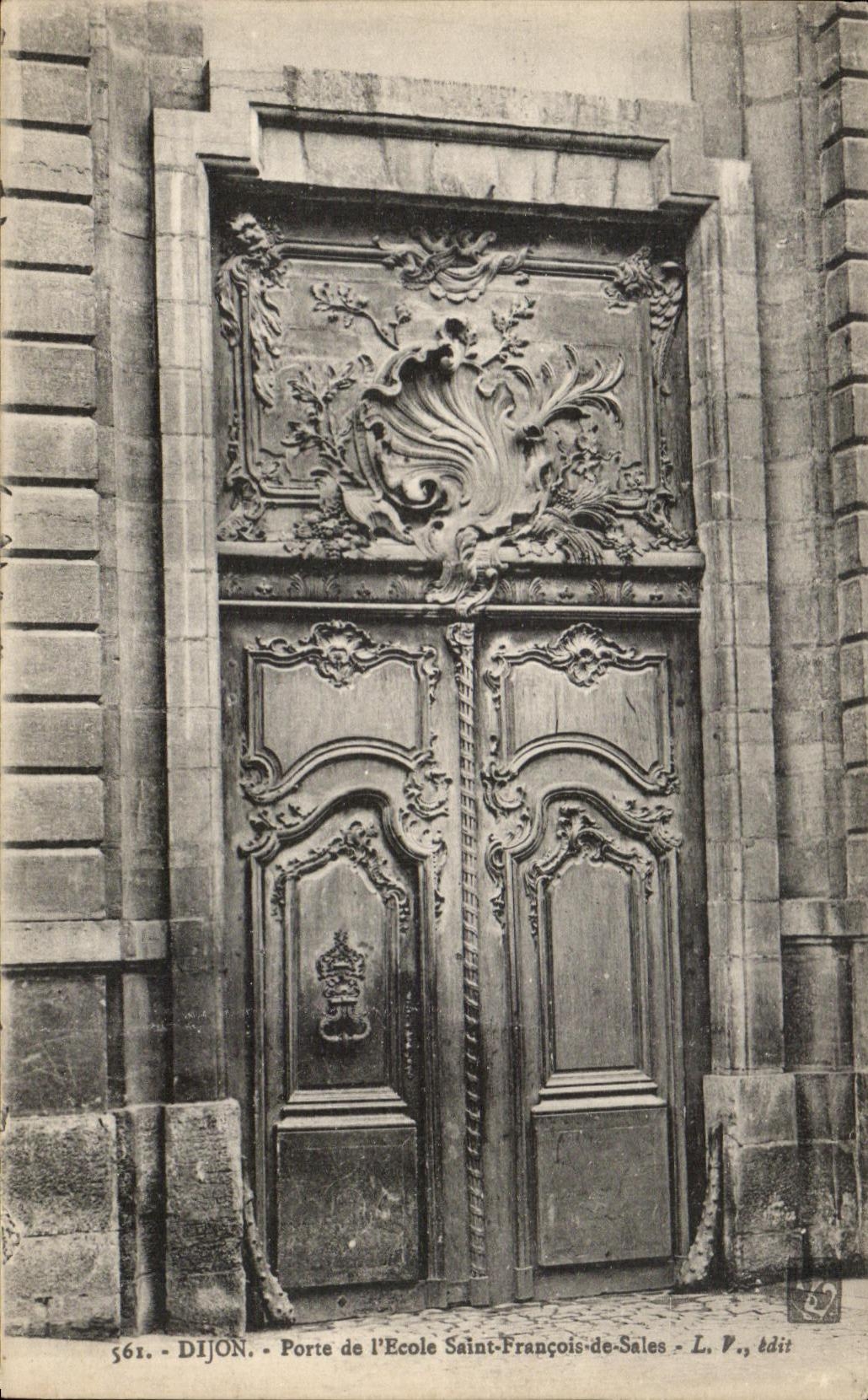 Dijon — Porte de l'École Saint-François-de-Sales — L. P., édit. n° 561