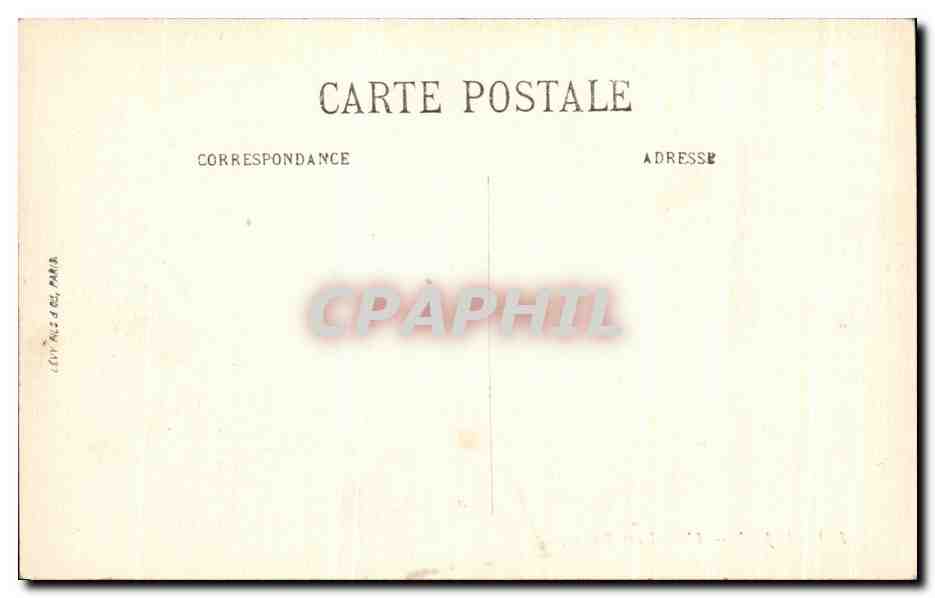 CPA Dijon L'Hotel des Brosses — Rückseite