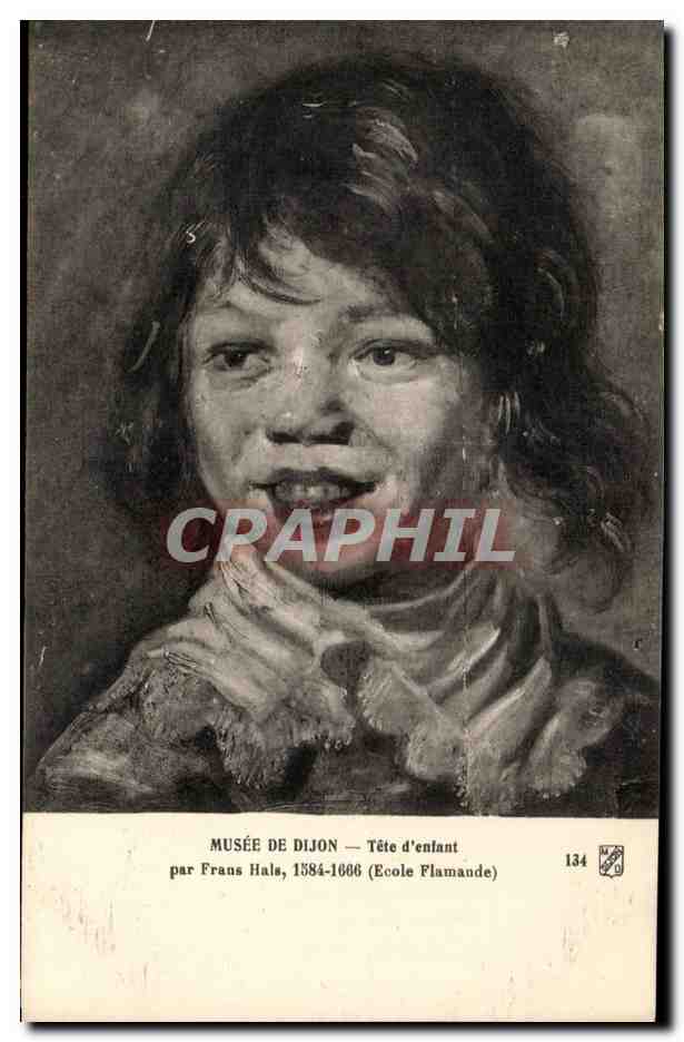 Musée de Dijon — Tête d'enfant — par Frans Hals, 1584-1666 (École Flamande) — n° 134