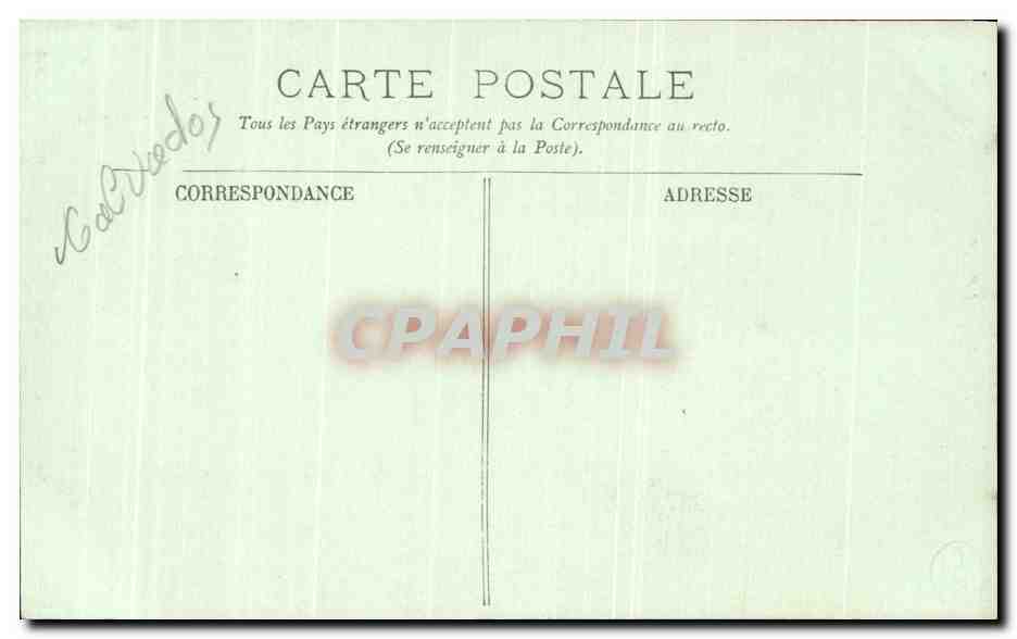 CPA Caen Vieux Saint Etienne — Verso
