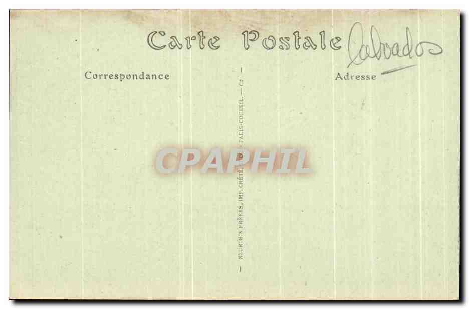 CPA Caen L'Eglise St Etienne Abbaye aux Hommes — Verso