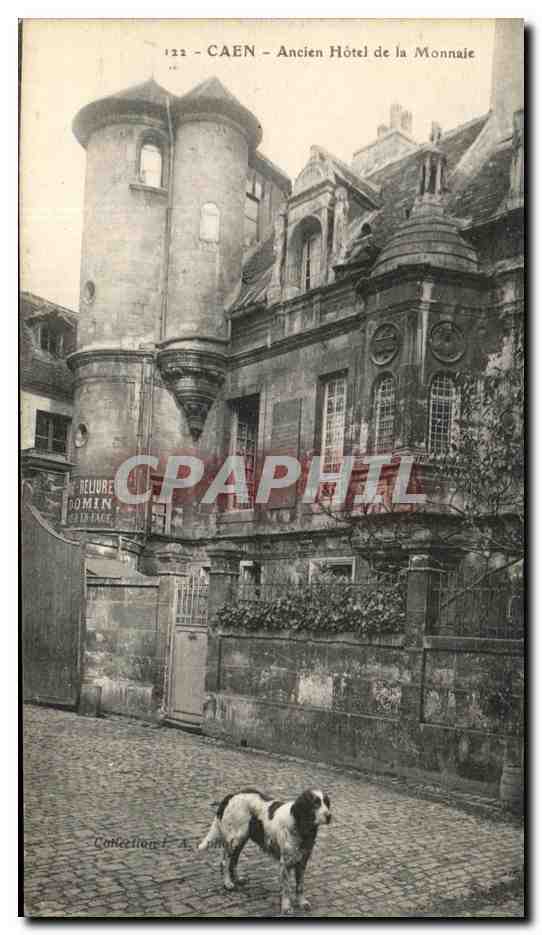 CPA Caen Ancien Hotel de la Monnaie Chien