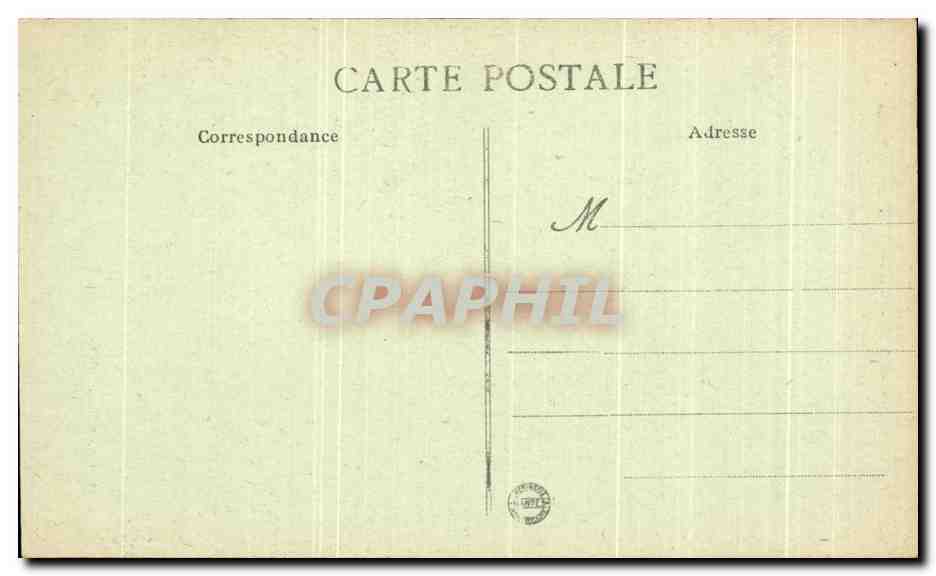 CPA Caen Ancien Hotel de la Monnaie Chien — Verso