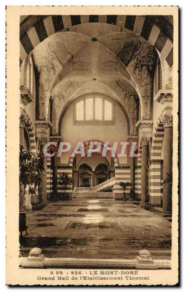 CPA Le Mont Dore Grand Hall de L'Etablisement thermal
