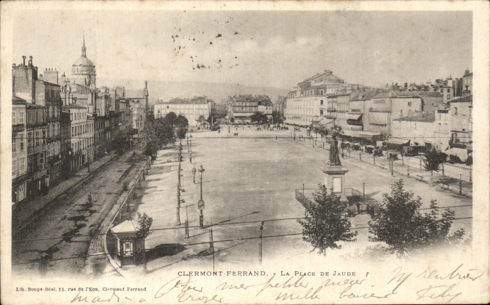 CPA Chermont Ferrand La Place De Jaude
