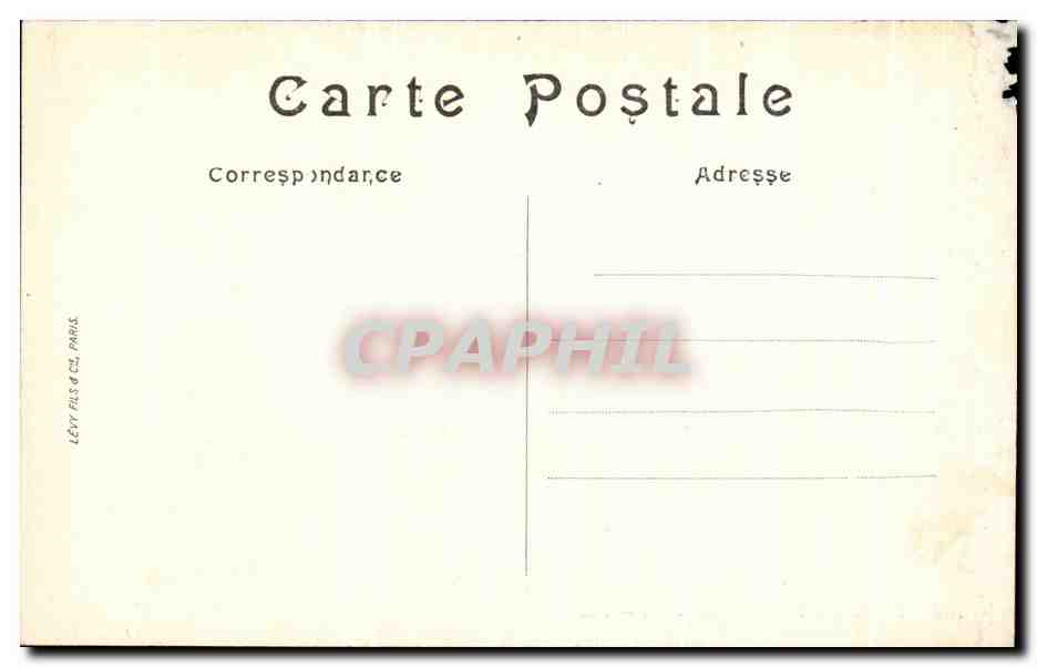 CPA Dijon L'Hotel De Liegeard — Rückseite