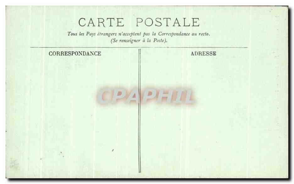 CPA Caen Le Chateau Vieille Porte De La Chapelle — Verso