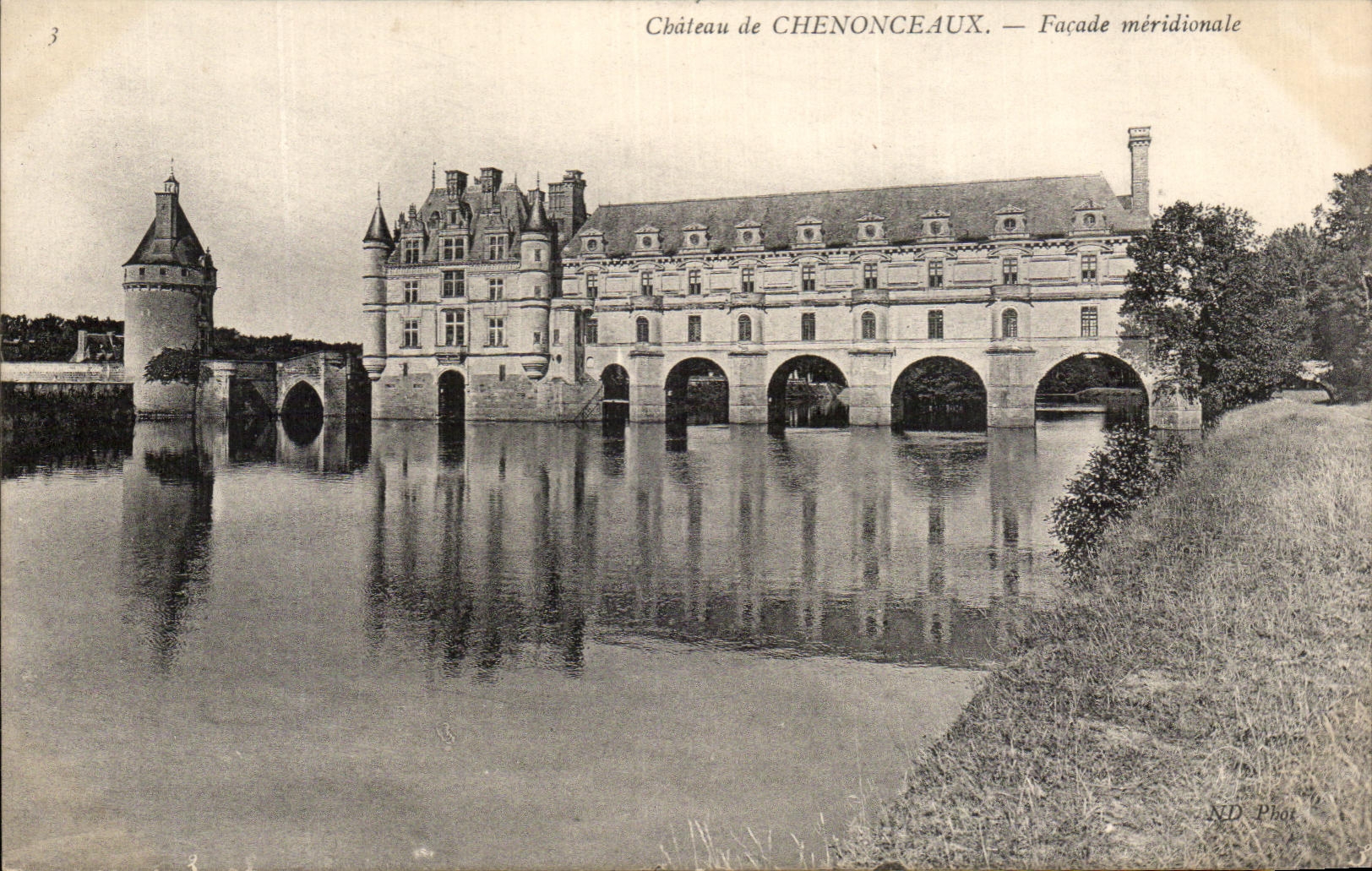 CPA Chateau De Chenonceaux Facade Meridionale