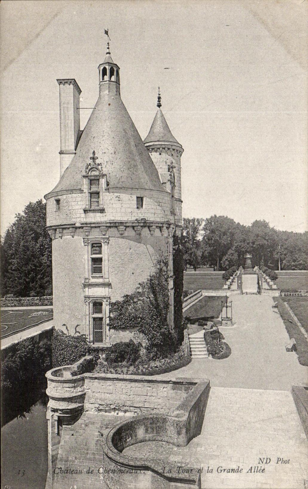 CPA Chateau De Chenonceaux Grande Allee