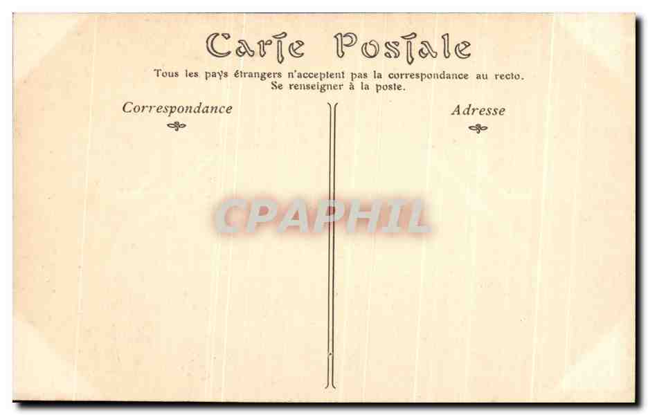 CPA Chateau De Chenonceaux Le Campanille De La Chapelle — Rückseite