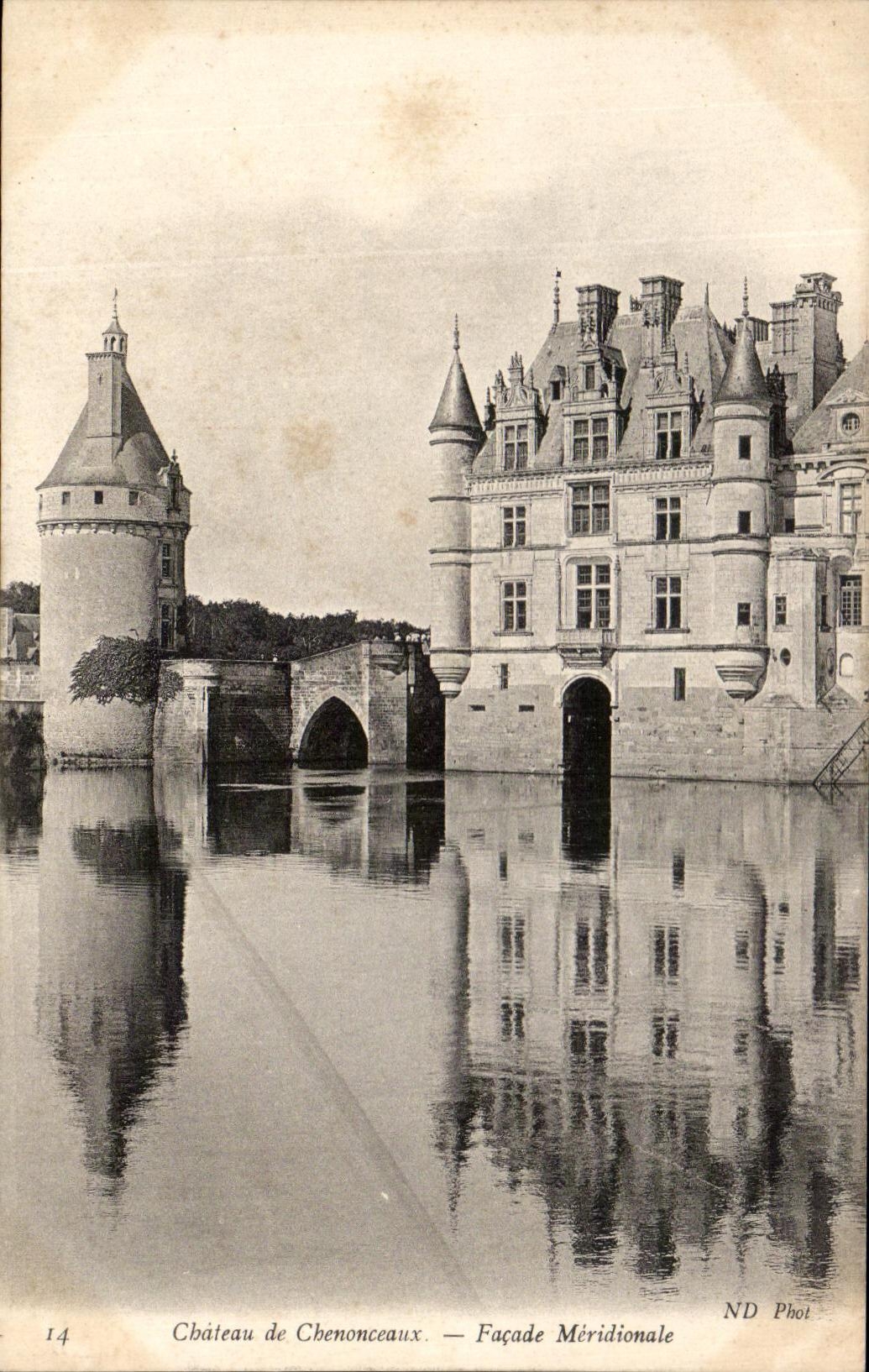 CPA Cbateau De Chenonceaux Facade Meridionale