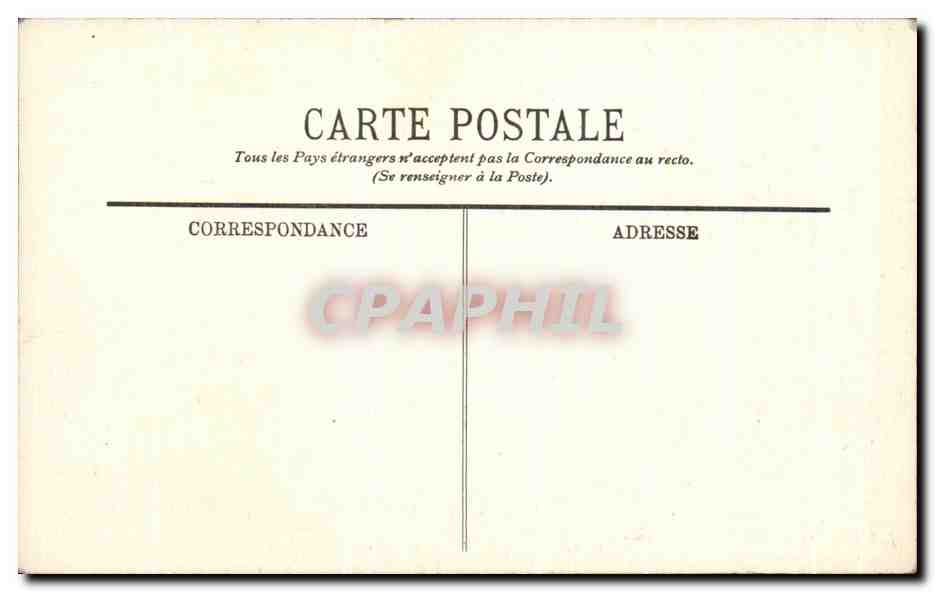 CPA Entriroits De Tours Le Chateau La Facade Sud Ouest — Verso