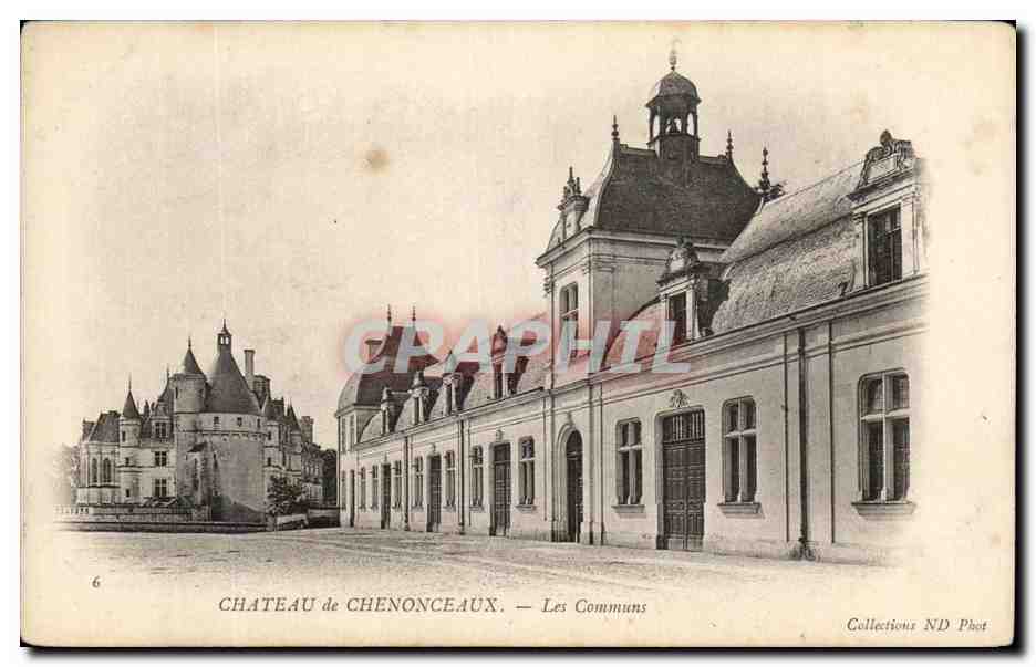 CPA Chateau De Chenonceaux Les Communs