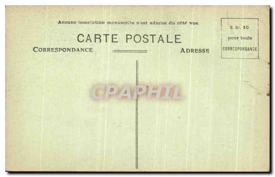 CPA Ste Radegonde En Touraine Clocher — Rückseite