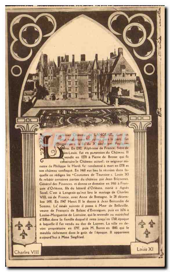 CPA Le premier Chateau De Langeais
