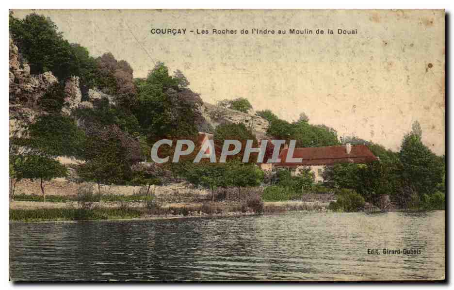 CPA Courcay Les Roches De l'Indre Au Moulin De La Douai