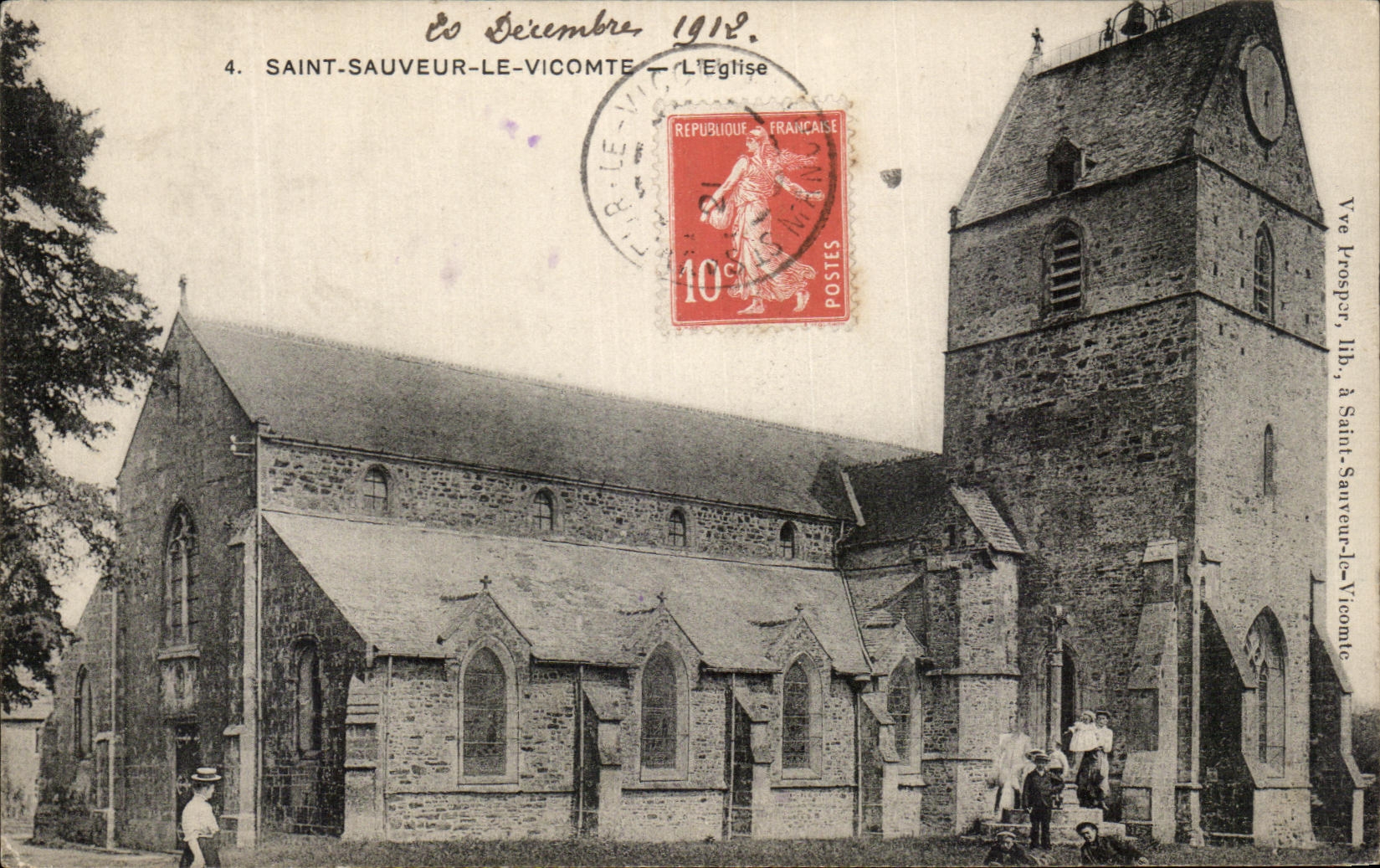 Saint-Sauveur-le-Vicomte — L'Église — Yve Prosper, éditeur, n°4