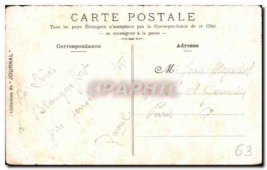 CPA L'Auvergne Route de Laquelle Automobile — Reverso