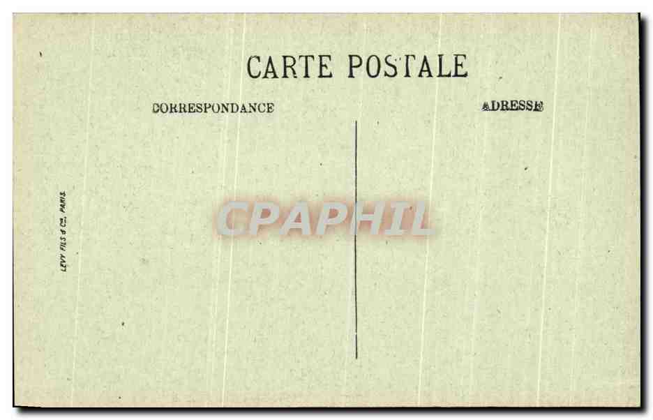 CPA Le Mont Dore L'Etablissement Fhermal L'Interieur La Colonne du Bain de Pieds des Hommes — Verso