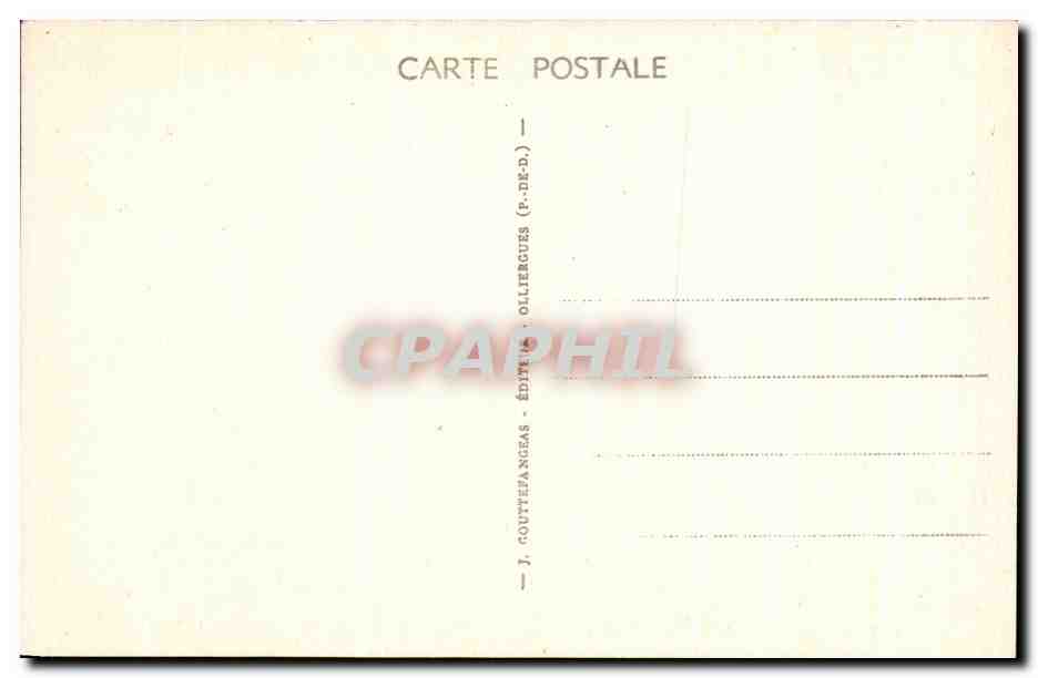 Clermont-Ferrand — Intérieur de l'Église Notre-Dame-du-Port — G.D'O. 355 — Verso
