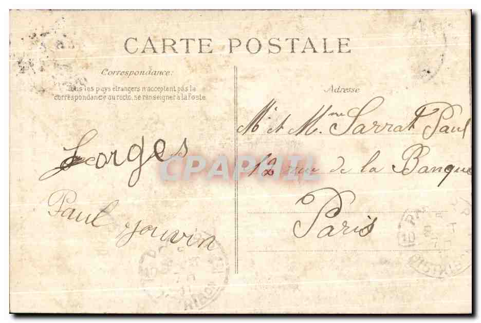 Carolles (Manche) — Le sous-bois dans le petit chemin conduisant à la Mer — Charles, édit. Carolles — Verso
