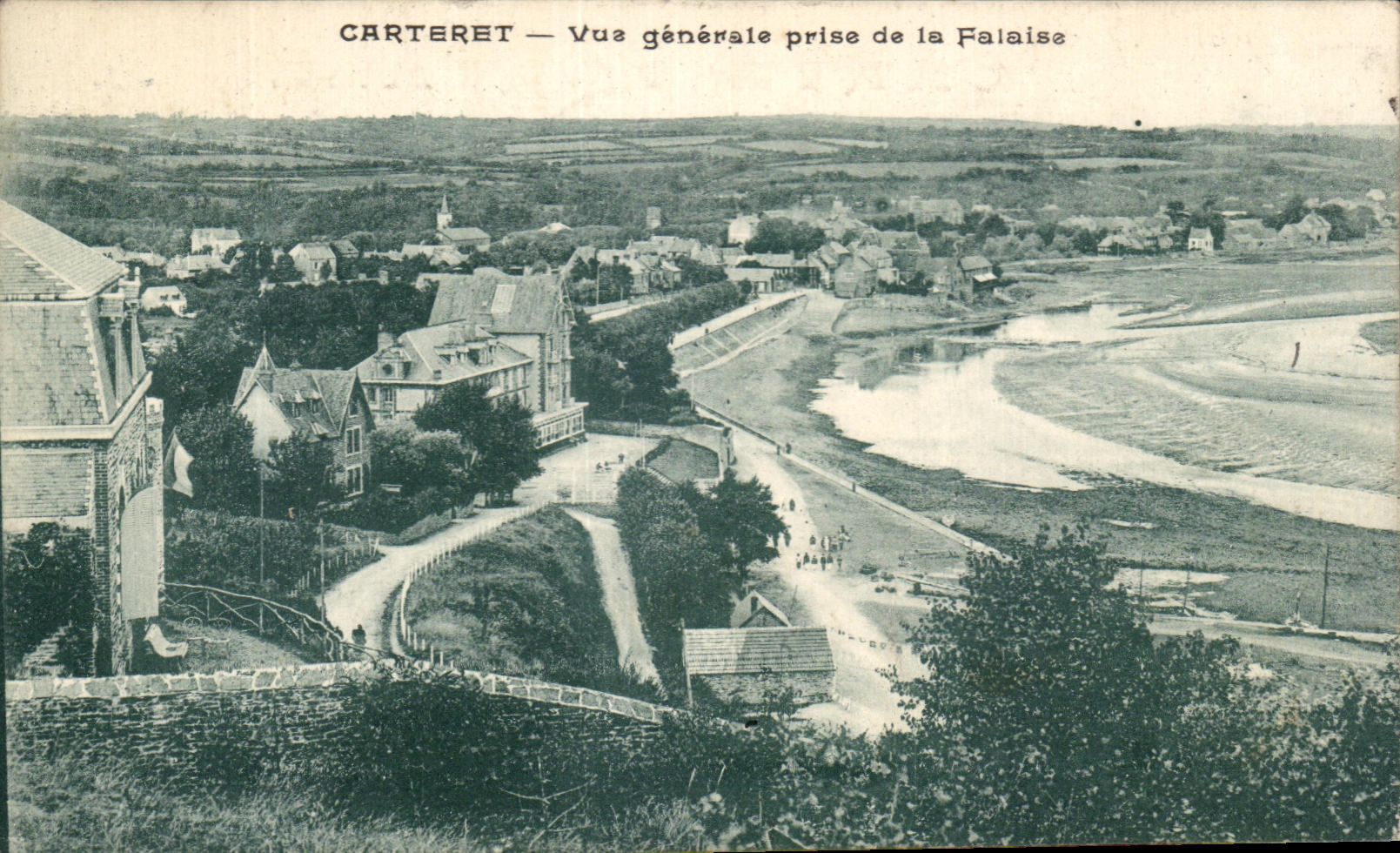 Carteret — Vue générale prise de la Falaise
