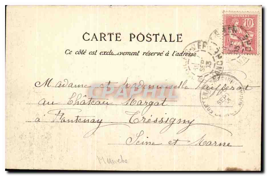 Barneville-sur-Mer — Le pont Rose — G.F. n°2834 — Reverso