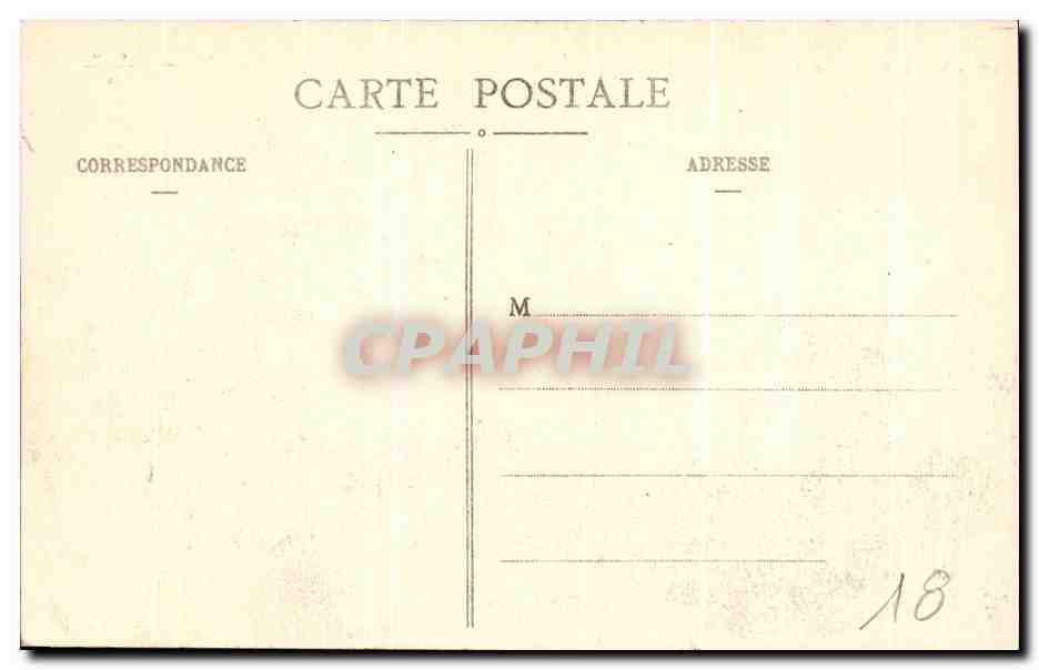 CPA Bourges Vue Centrale Prise Du Palais Jacques Coeur — Rückseite