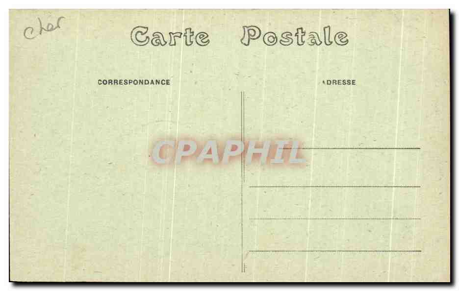 CPA Bourges La Cathedrale Cote Sud — Verso