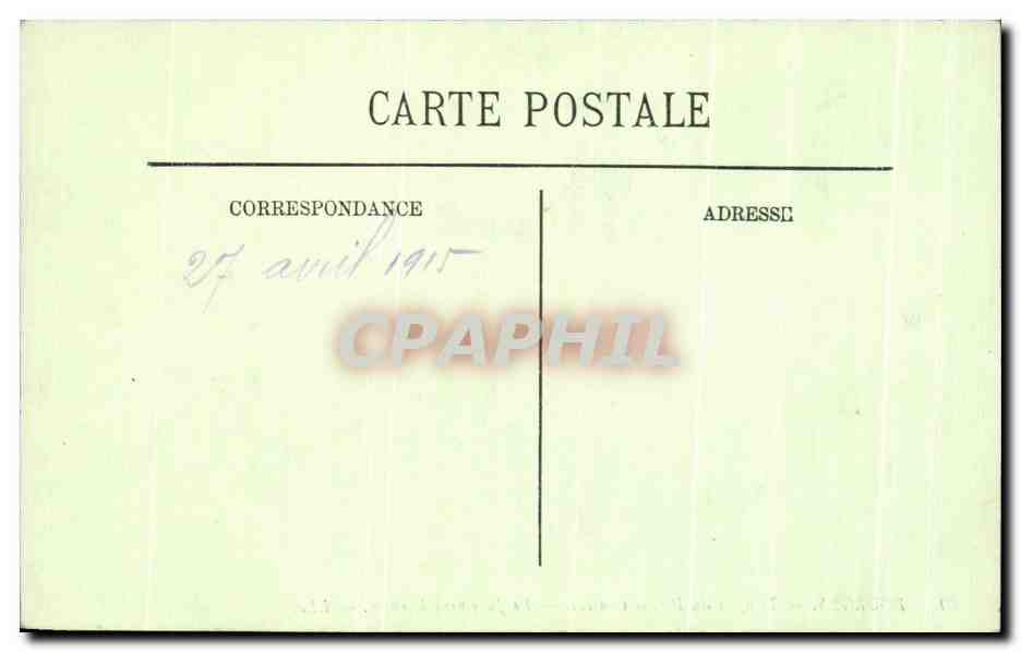 Bourges — Tympans du Porche Central — Le Jugement Dernier — LL. — N° 19 — Rückseite