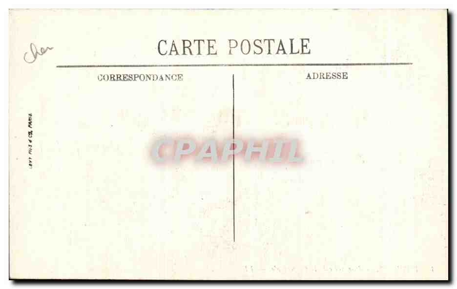 CPA Bourges Vue Prise De La Cathedrale — Verso