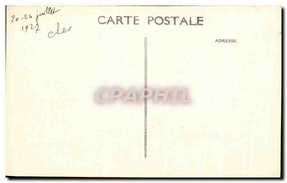 Bourges — Jardin de l'Hôtel de Ville - La Cathédrale — éditeur non identifié, n° de série 429 — Verso