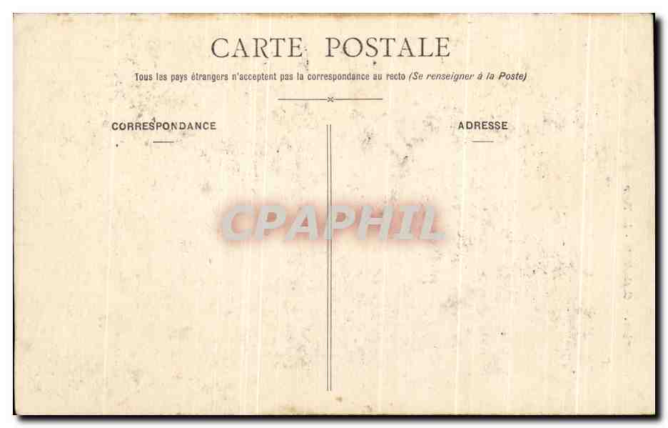 CPA Bourges Cathedrale La Tour — Rückseite
