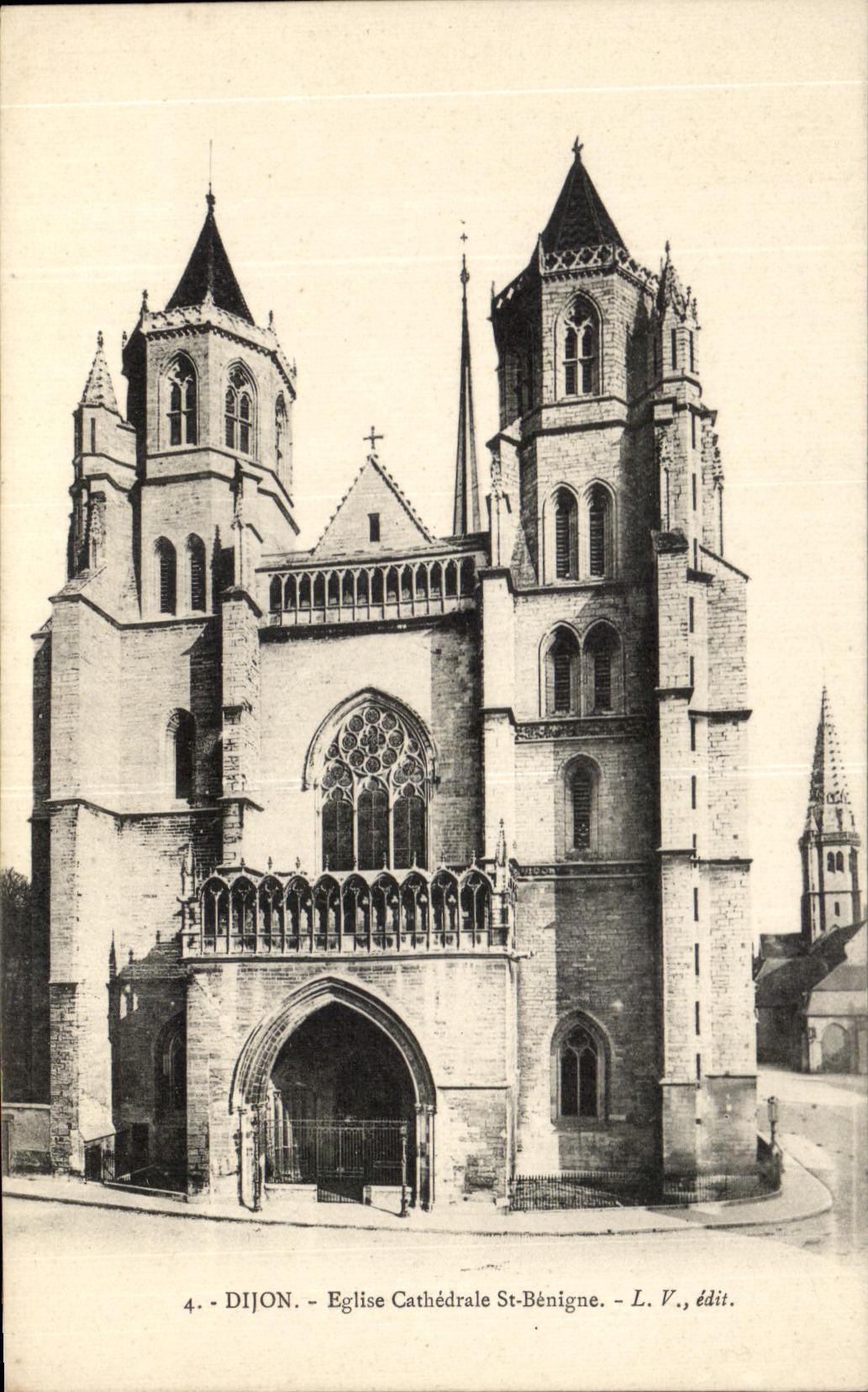 Dijon - Église Cathédrale St-Bénigne — L. V., édit.