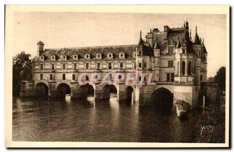 CPA La Douce France Chateaux De La Loire Chateau De Chenonceaux Facade Nord Est