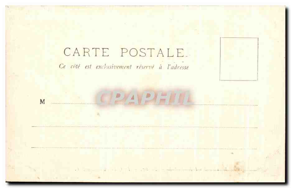 CPA Environs D'Amboise Mosne Le chateau Du Sentier — Rückseite
