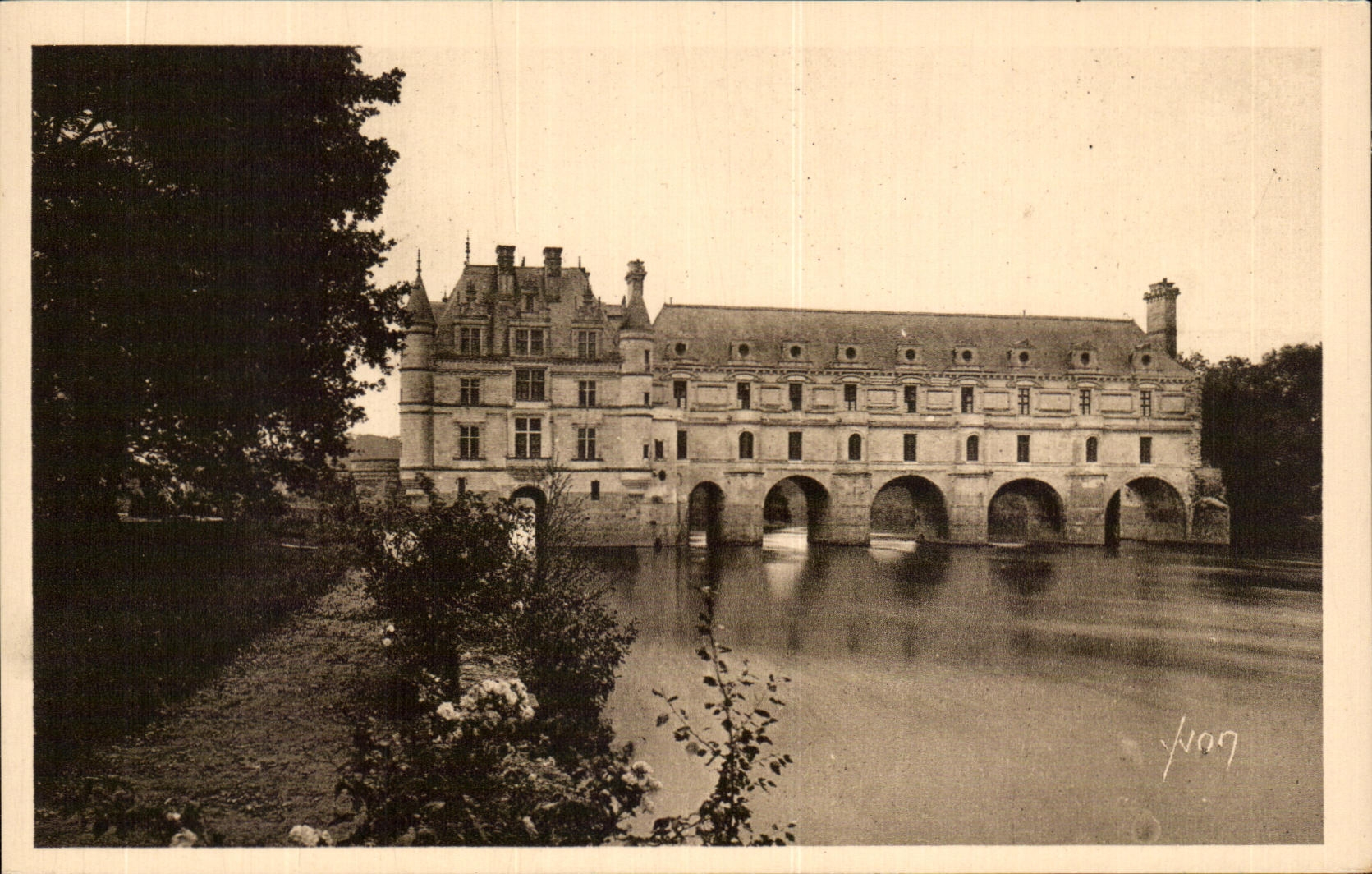 CPA La Chateau France Chateaux De La Loire Chateau De Chenonceaux Facade Ouest