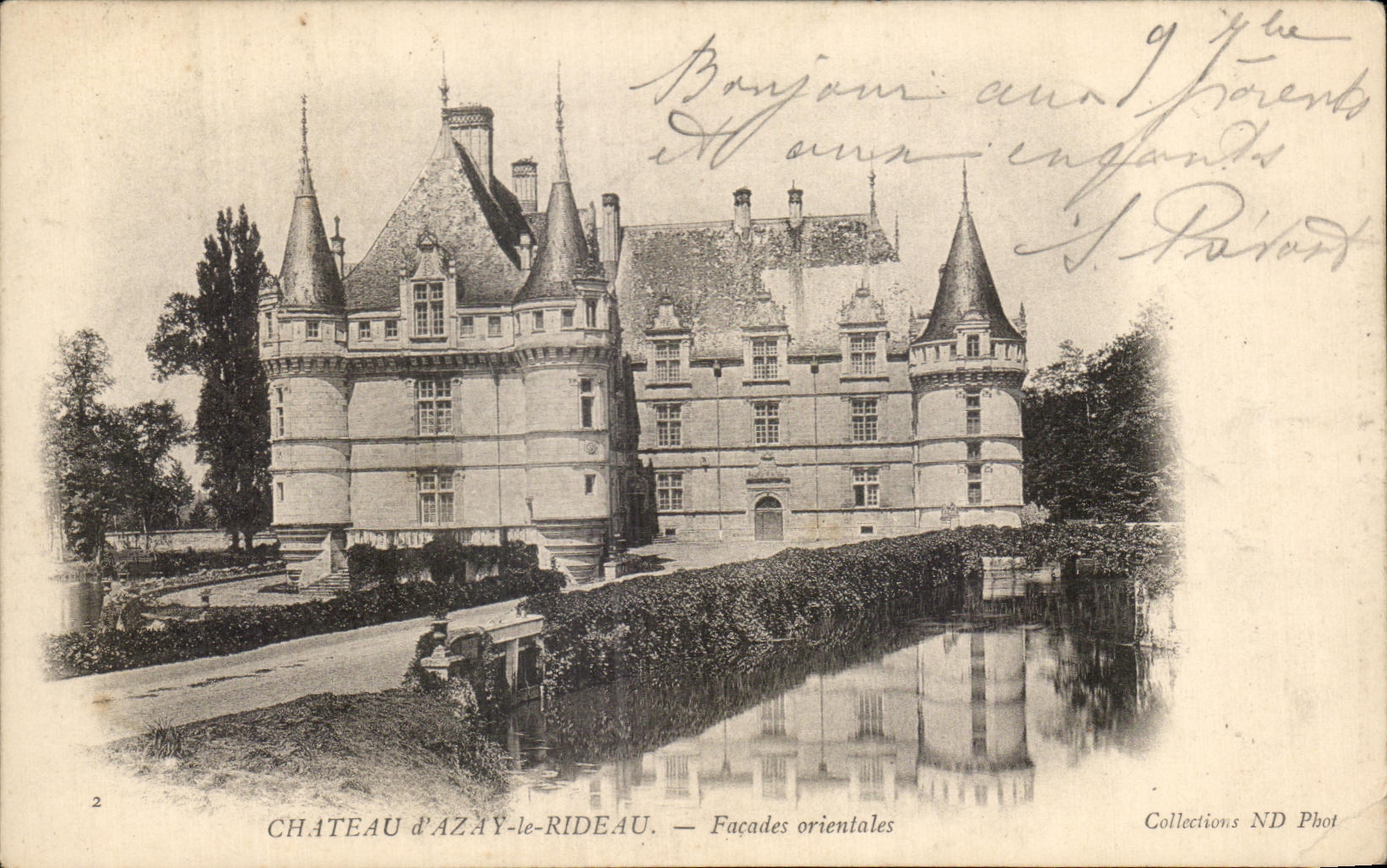CPA Chateau d'Azay le Rideau Facade orientales